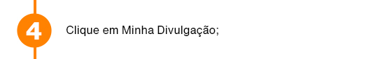 Clique em Minha Divulgação;
