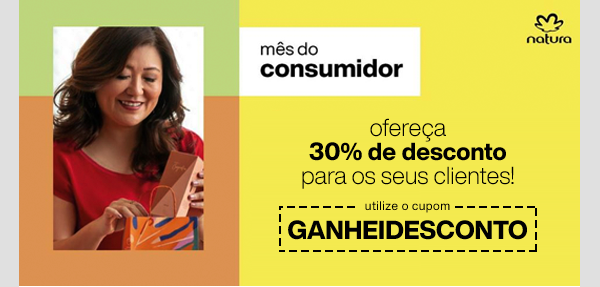 mês do consumidor: Ofereça 30% de Desconto para os seus clientes