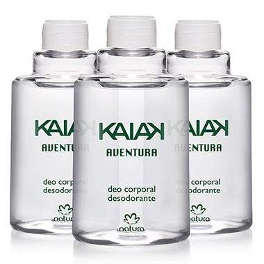 114533 1 - Kit Refil Desodorante Corporal Kaiak Aventura Masculino