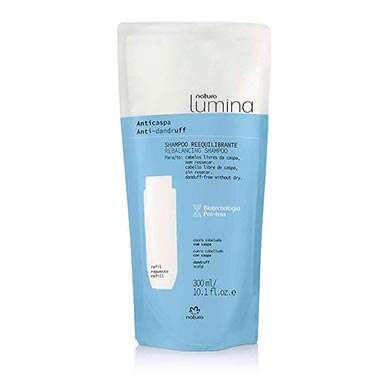 19910 1 - Refil Shampoo Reequilibrante Anticaspa Lumina - 300 ml