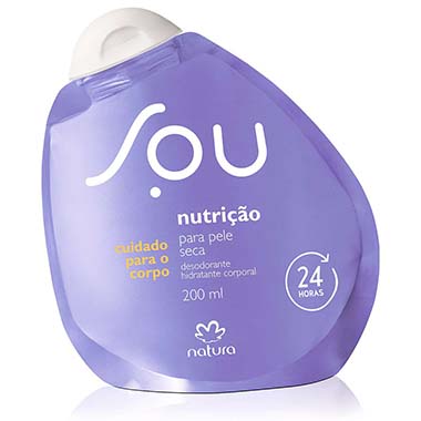 Desodorante Hidratante Corporal Nutrição para Pele Seca SOU – 200ml