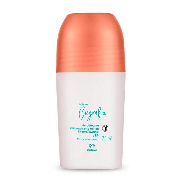 Desodorante Antitranspirante Roll-on Biografia Feminino – 75ml
