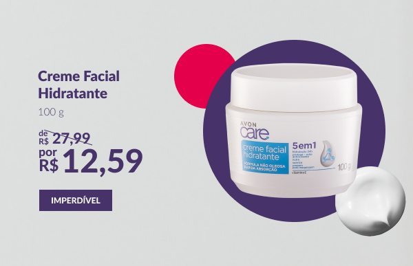 Creme Facial Avon Care Normal Vitamina E