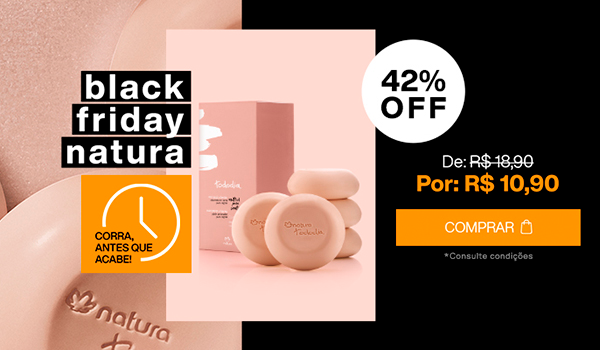 Black Friday Natura: Sabonete Tododia 42% OFF. Comprar