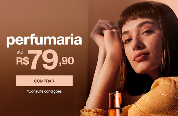 Perfumaria até RS79,90. Comprar