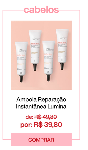 Cabelos: Ampola Reparação Instantânea Lumina. Comprar