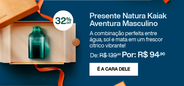 Presente Natura Kaiak Aventura Masculino