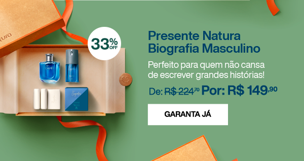 Presente Natura Biografia Masculino