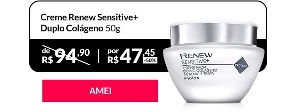 Creme Renew Sensitive+ Duplo Colágeno >