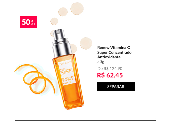 Renew Vitamina C Super Concentrado Antioxidante 50g