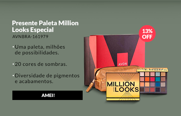 Presente Paleta Million Looks Especial