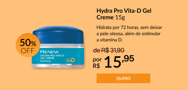Gel Creme Renew Hydra Pro Vita-D 15g