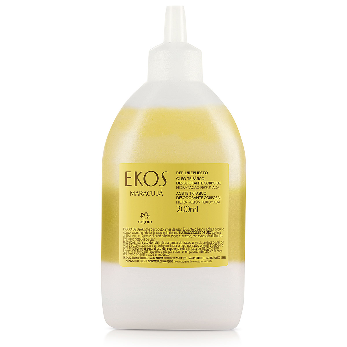 62926  Ekos Rf Oleo Trifasico Crp Maracuja 200Ml Apc - comprar online
