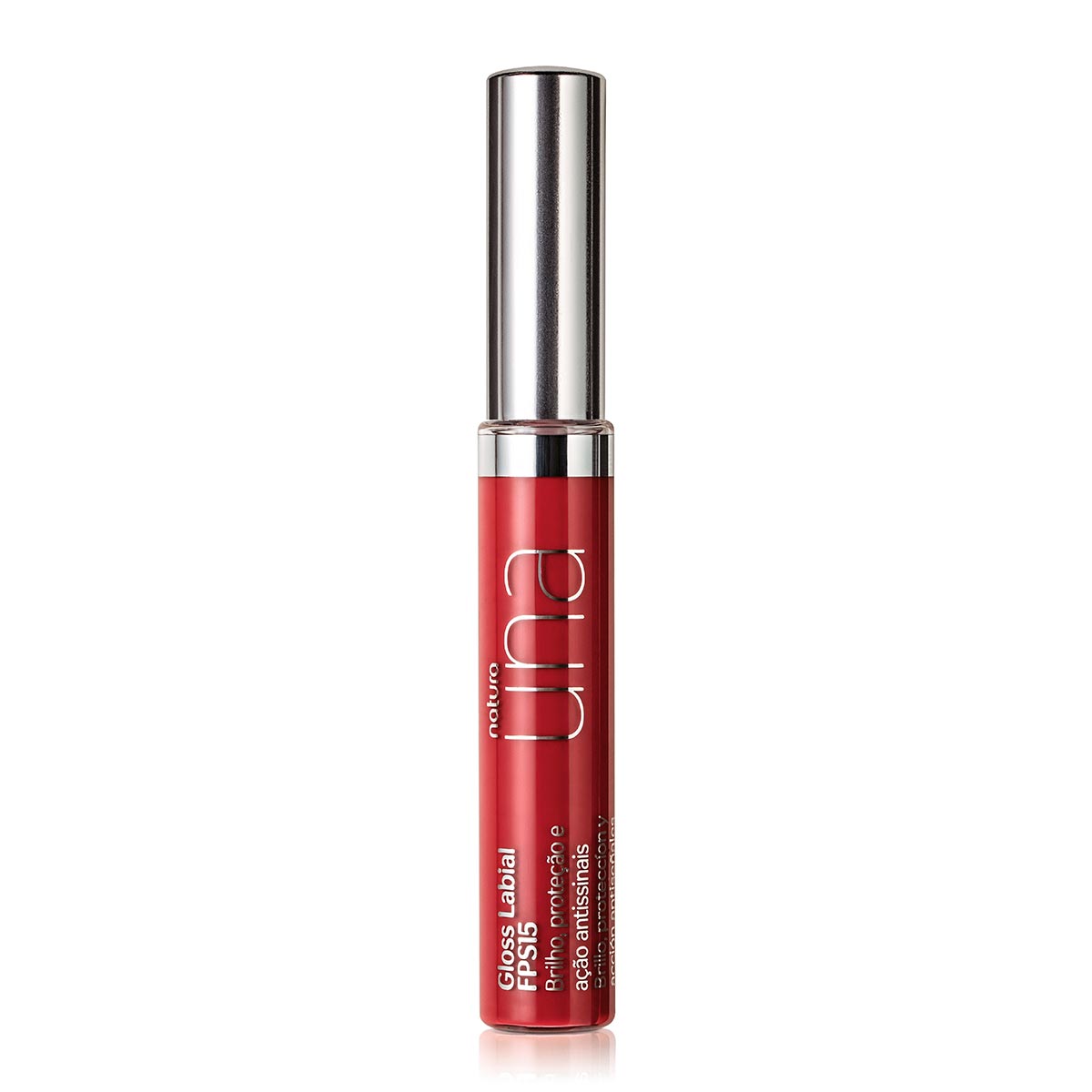 92604  Una Gloss Labial Fps15 Vermelho 100 - comprar online