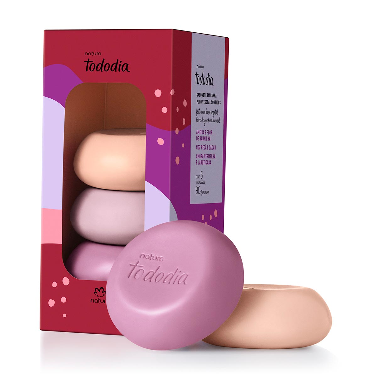 99816  Tododia Sab Barra Sort Ameixa Baun 5X90G - comprar online