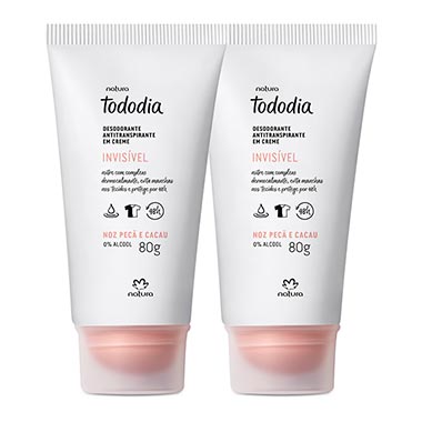 

Kit Desodorante Antitranspirante em Creme Tododia Noz Pecã e Cacau