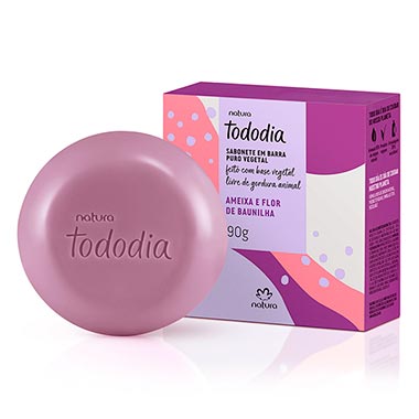 

Sabonete em Barra Puro Vegetal Ameixa e Flor de Baunilha 1 x 90 g