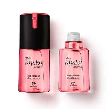 

Kit Kriska Drama Deo Corporal Feminino com Refil