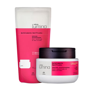 

Conjunto Máscara Regeneradora Quimicamente Danificados Lumina