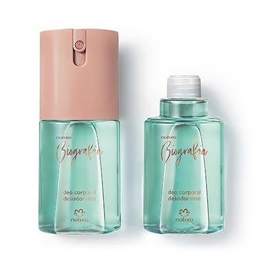 

Kit Deo Corporal Biografia Feminino com Refil