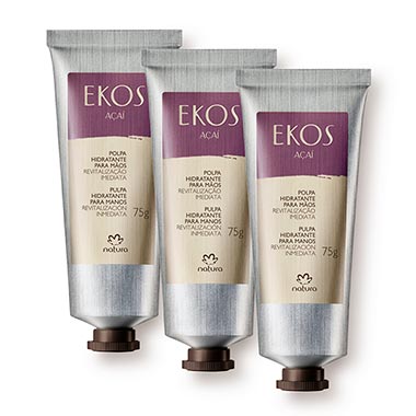 

Kit Polpa Hidratante para Mãos Açaí Ekos - 3un de 75g cada