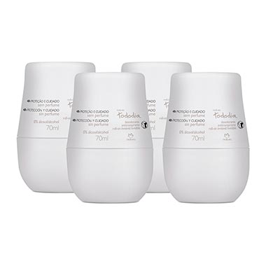 

Kit Desodorante Antitranspirante Roll-on Sem Perfume Tododia
