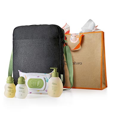 

Presente Natura Papai e Bebê Com Bolsa