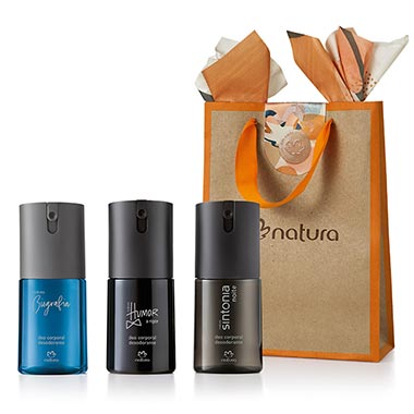 

Presente Natura Trio De Desodorantes Corporais