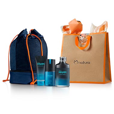 

Presente Natura Kaiak Oceano Masculino Com Mochila