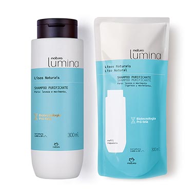 

Conjunto Lumina Shampoo Purificante Cabelos Lisos