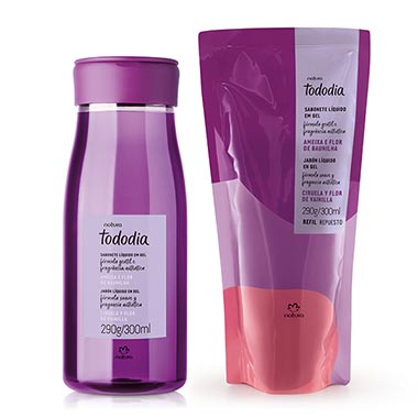 

Kit Tododia Ameixa e Flor de Baunilha Sabonete Líquido