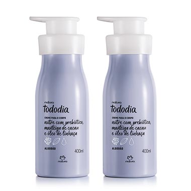

Kit Creme Desodorante Nutritivo Para o Corpo Tododia Algodão