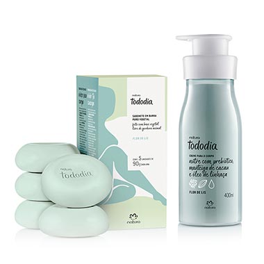 

Kit Para o Corpo Tododia Flor de Lis