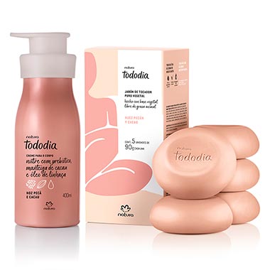

Kit Para o Corpo Tododia Noz Pecã e Cacau