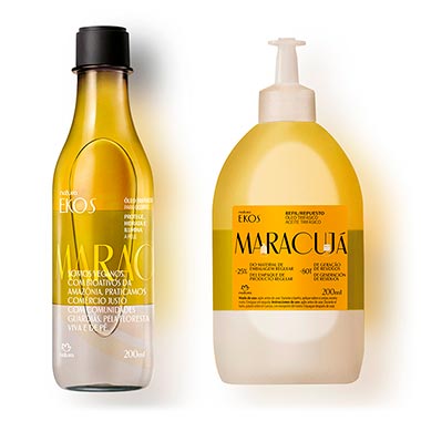 

Kit Óleo Trifásico Desodorante Corporal Ekos Maracujá