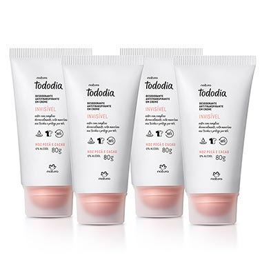 

Kit Desodorante Antitranspirante em Creme Tododia Noz Pecã e Cacau