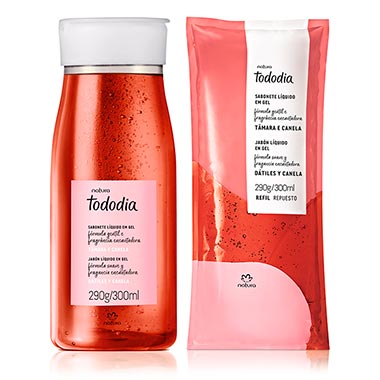 

Kit Sabonete Líquido em Gel Tododia Tâmara e Canela