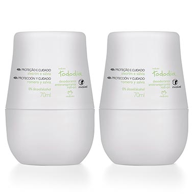 

Kit Desodorante Antitranspirante Roll-On Tododia Alecrim e Sálvia