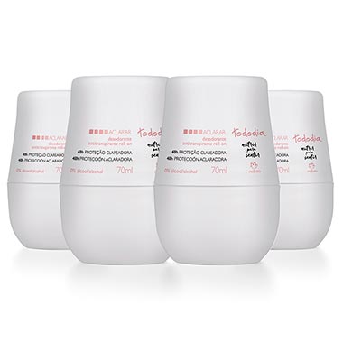 

Kit Desodorante Antitranspirante Roll-On Tododia Aclarar