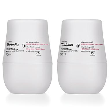 

Kit Desodorante Antitranspirante Roll-On Tododia Amora Vermelha e Jabuticaba