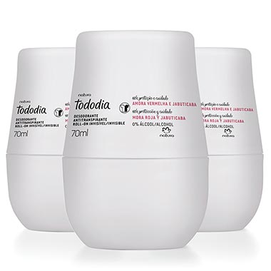 

Kit Desodorante Antitranspirante Roll-On Tododia Amora Vermelha e Jabuticaba