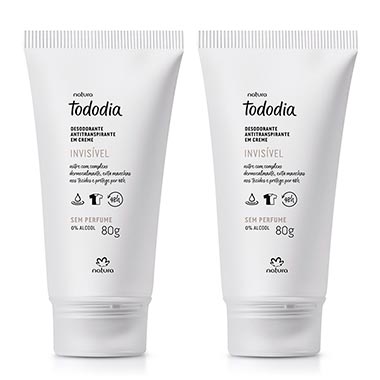 

Kit Desodorante Antitranspirante em Creme Tododia Sem Perfume