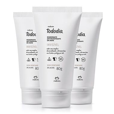 

Kit Desodorante Antitranspirante em Creme Tododia Sem Perfume