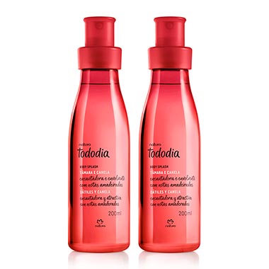 

Kit Tododia Tâmara e Canela Body Splash Desodorante Colônia Feminino