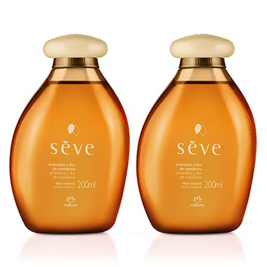 

Kit Óleo Desodorante Corporal Sève Amêndoas e Flor De Mandarina