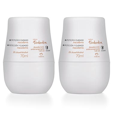 

Kit Desodorante Antitranspirante Roll-On Tododia Macadâmia
