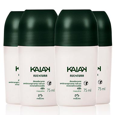 

Kit Desodorantes Antitranspirantes Roll-On Kaiak Aventura Masculino