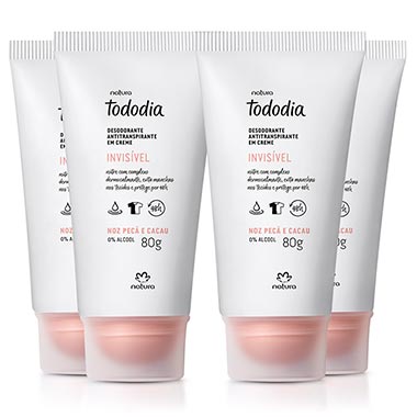 

Kit Desodorantes Antitranspirantes em Creme Tododia Noz Pecã e Cacau