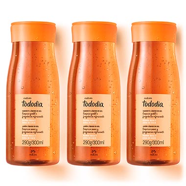 

Kit Sabonete Líquido Em Gel Tododia Manga Rosa e Água de Coco