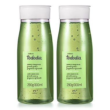 

Kit Sabonete Líquido Em Gel Tododia Alecrim e Sálvia